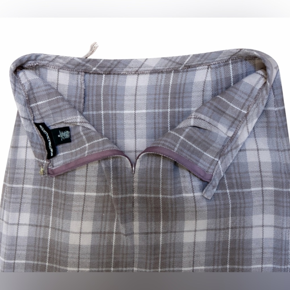 Norton McNaughton Charcoal Checkered Skirt - Picture 5 of 9